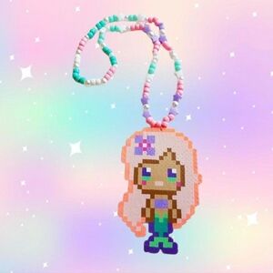 Mermaid Perler Kandi Necklace